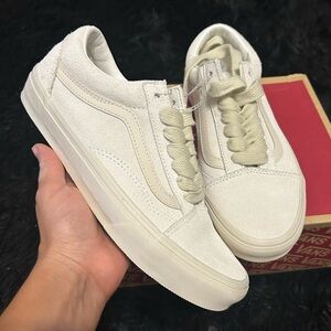 VANS off the wall old skool suede lace up low top shoes sneakers sz 7 new